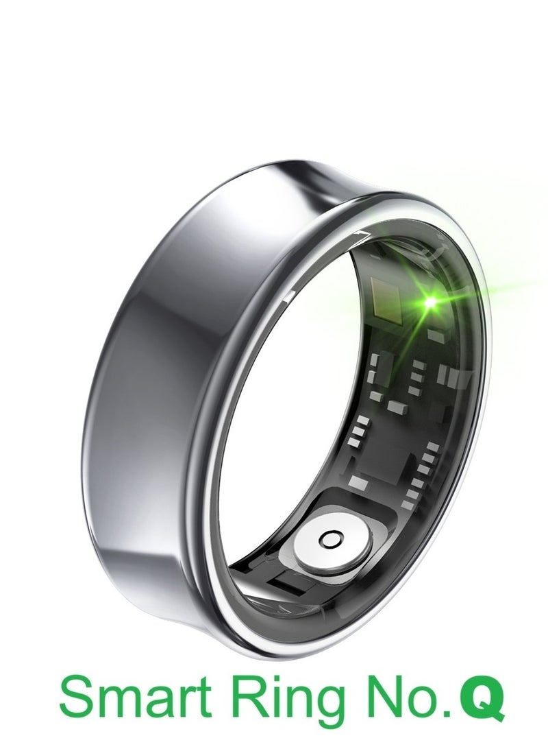 general Smart Ring for Heart Rate, Blood Oxygen, Sleep Monitoring, all Weather Motion Calculation, 24-hour Health Monitoring, Protect Your Health, Lightweight and Comfortable, 5ATM Waterproof, Photo Control, Hand Gestures Browse Tiktok, Diameter 18.2mm, Perimeter 56.9mm - Image 1